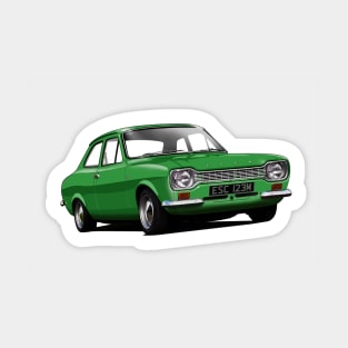 Ford Escort Mk 1 in modena green Sticker